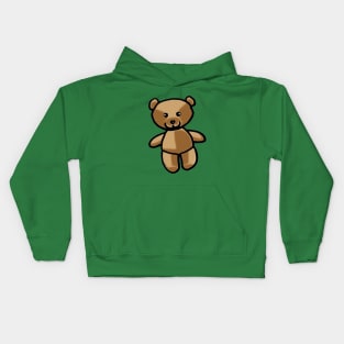 cute teddy bear toy Kids Hoodie